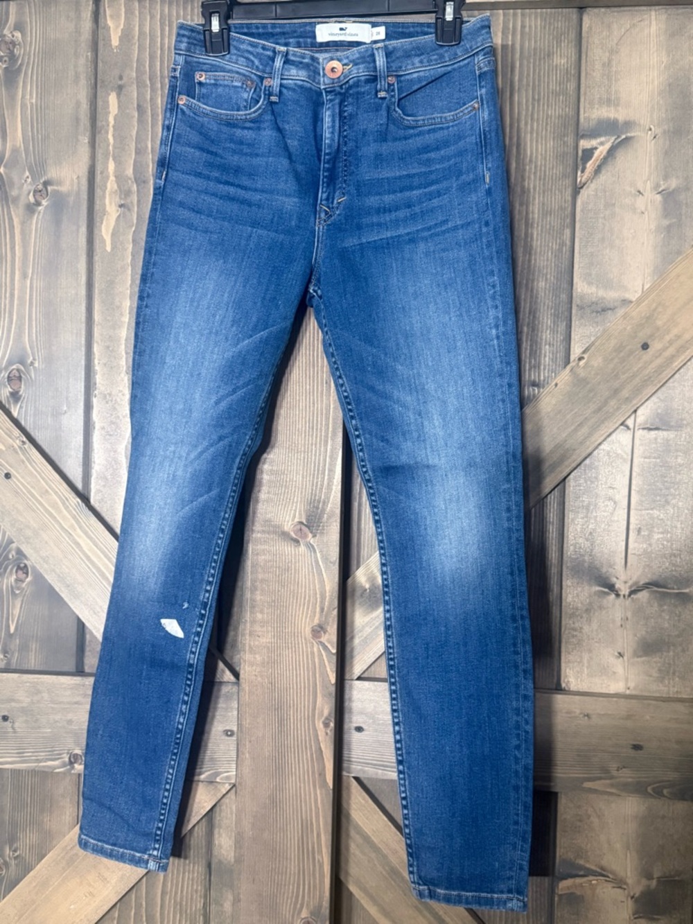 Vineyard Vines Women's High-Rise Skinny Jeans in Blue